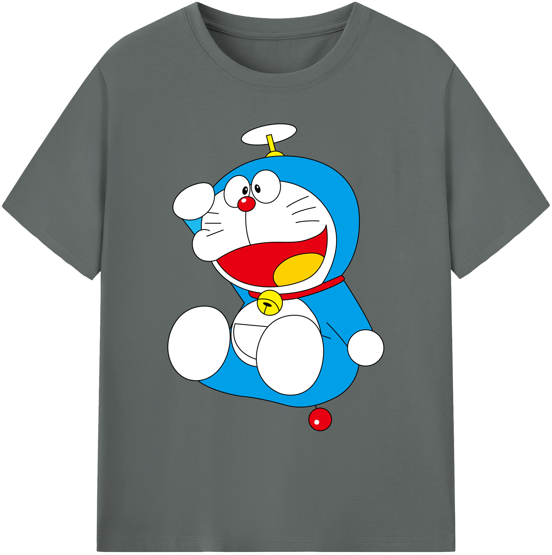 （画像用） ドラえもん Doraemon 綿100％ メンズ半袖Tシャツ｜肌触りやわらか＆通気性